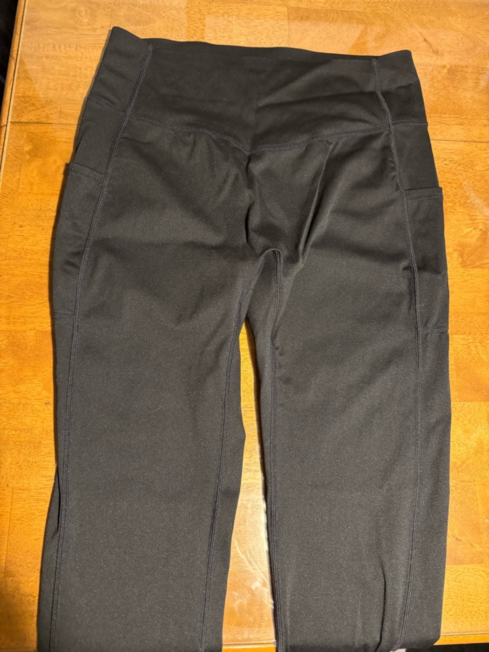 Women’s Black Active Leggings with Side Pockets